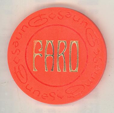 Las Vegas Game Series: Faro and Faro Casino Chips