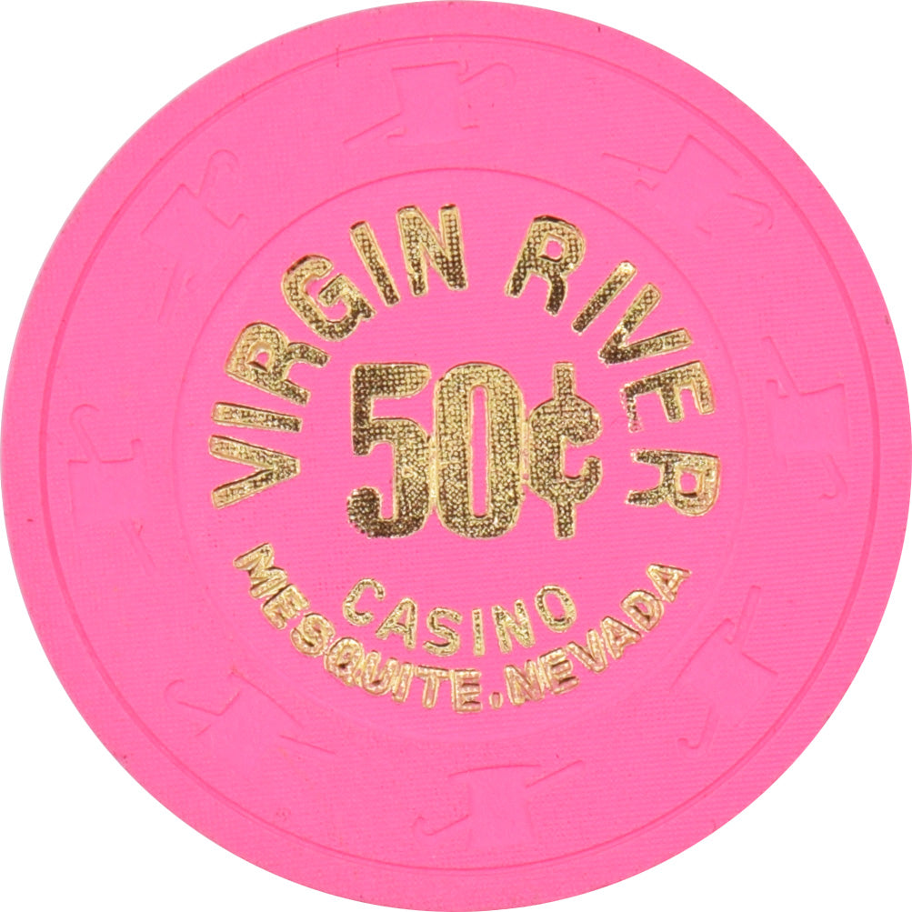 Virgin River Casino Mesquite Nevada 50 Cent Chip 1990