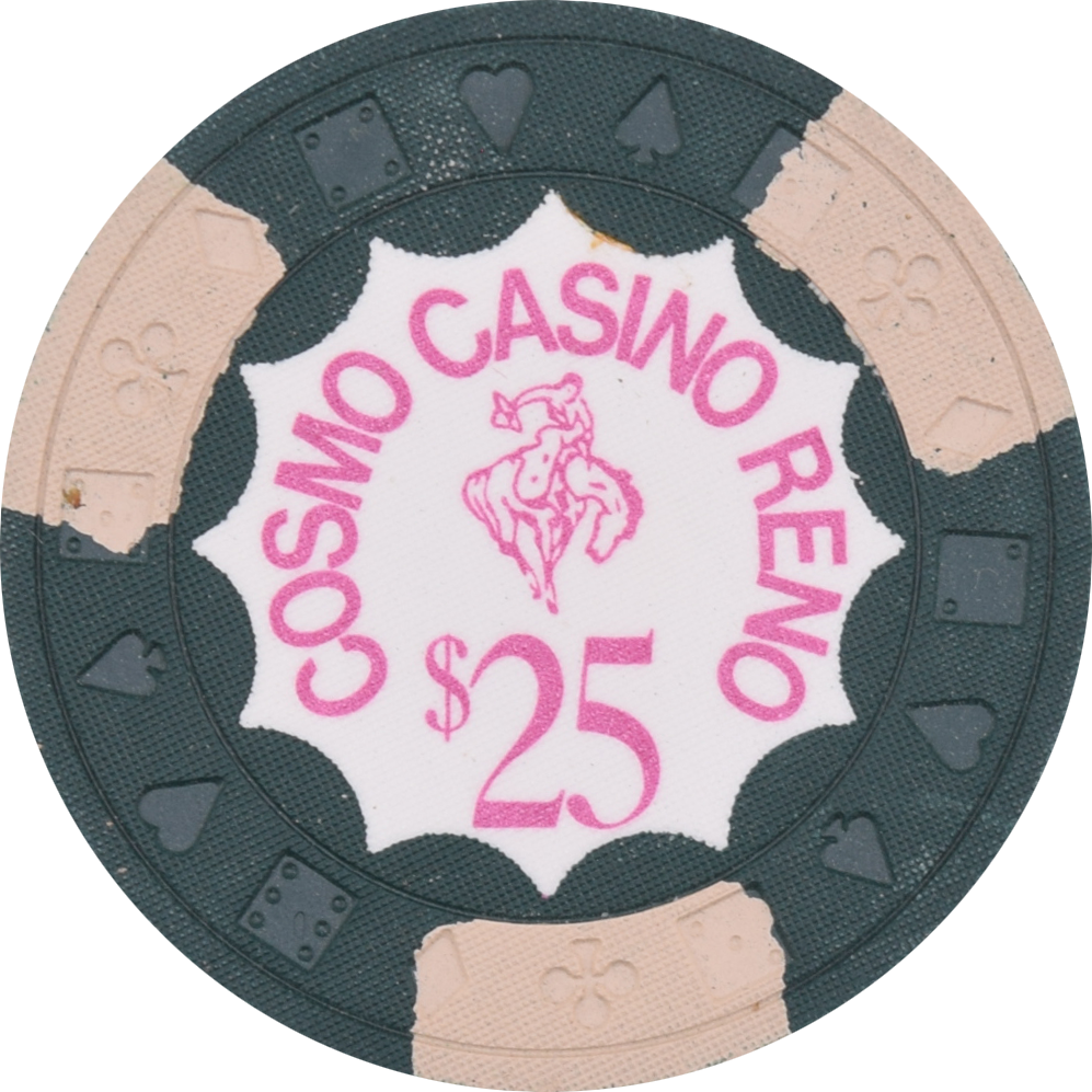 Cosmo Club Casino Reno Nevada $25 Chip 1973