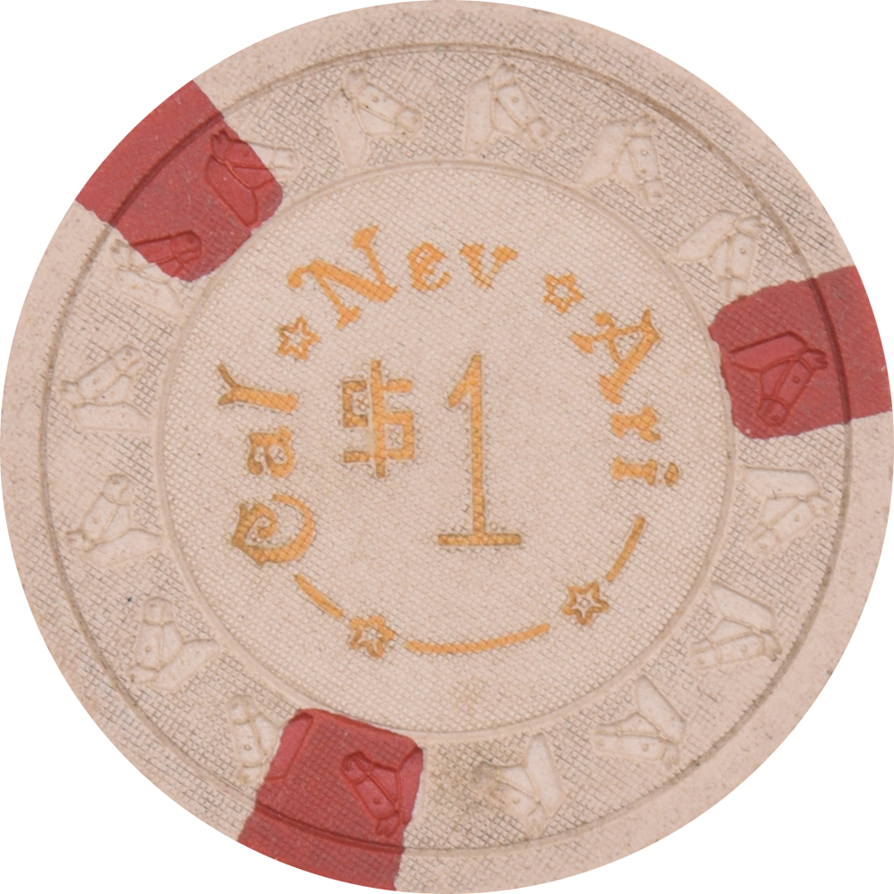 Cal-Nev-Ari Casino Cal Nev Ari Nevada $1 Chip 1967