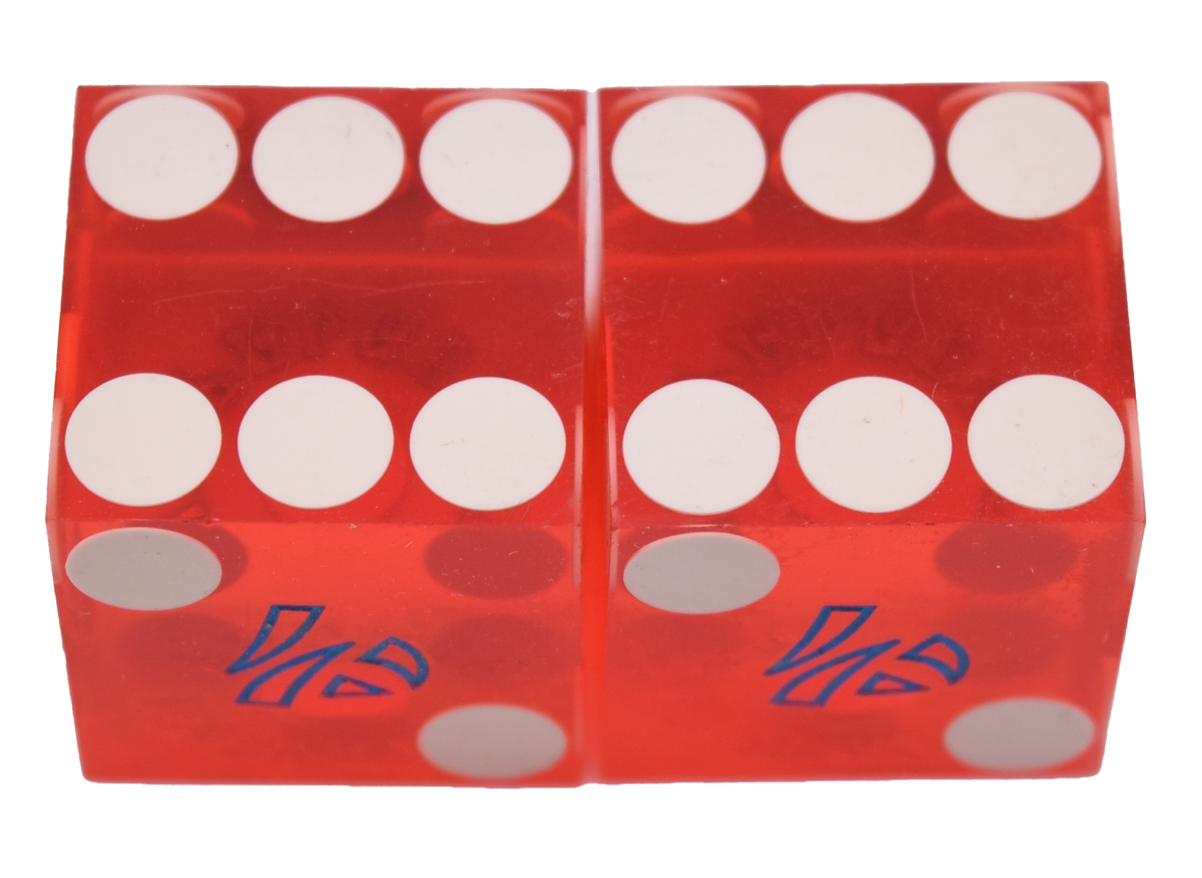 Imperial Palace Used Casino Pair of Polished Dice
