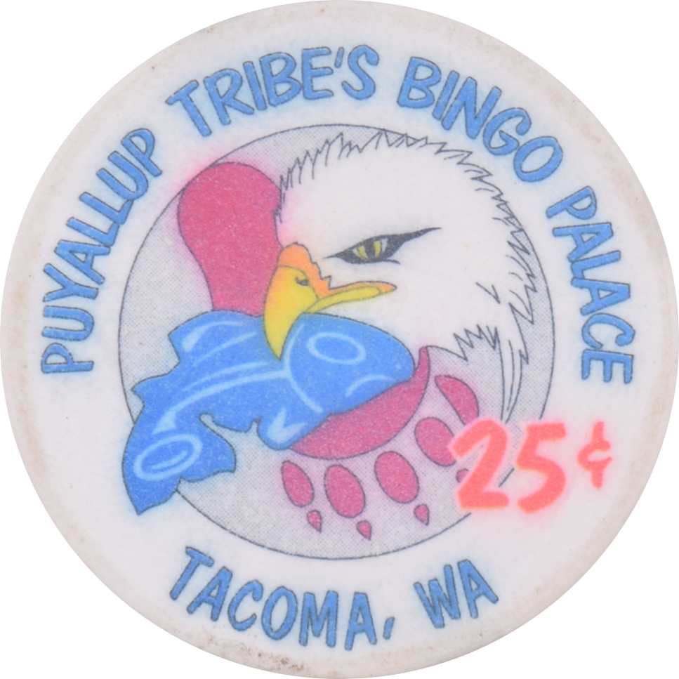 Puyallup Tribe Casino Tacoma Washington 25 Cent Chip