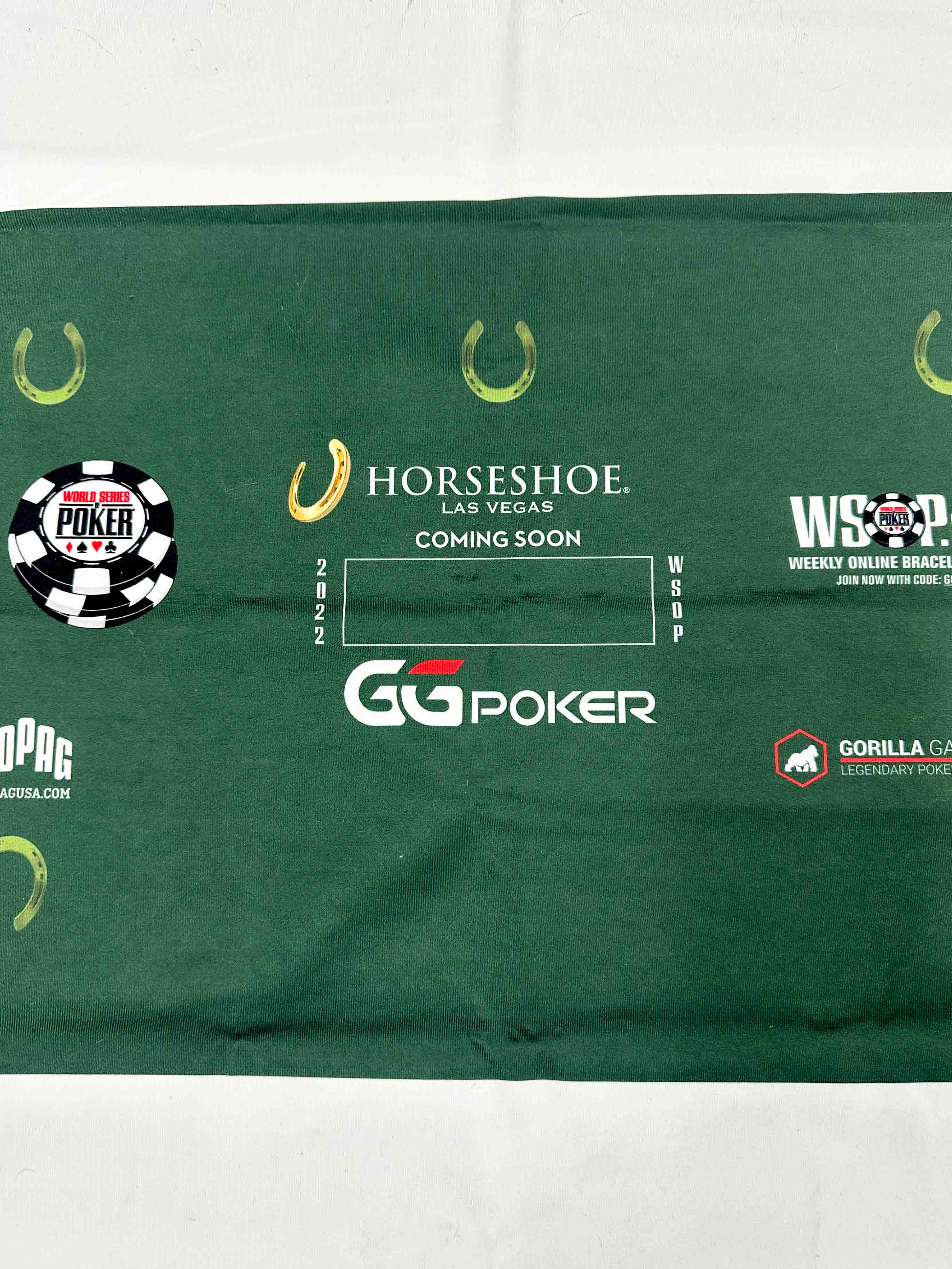 WSOP (World Series of Poker) Las Vegas Mini Sample Poker Layout