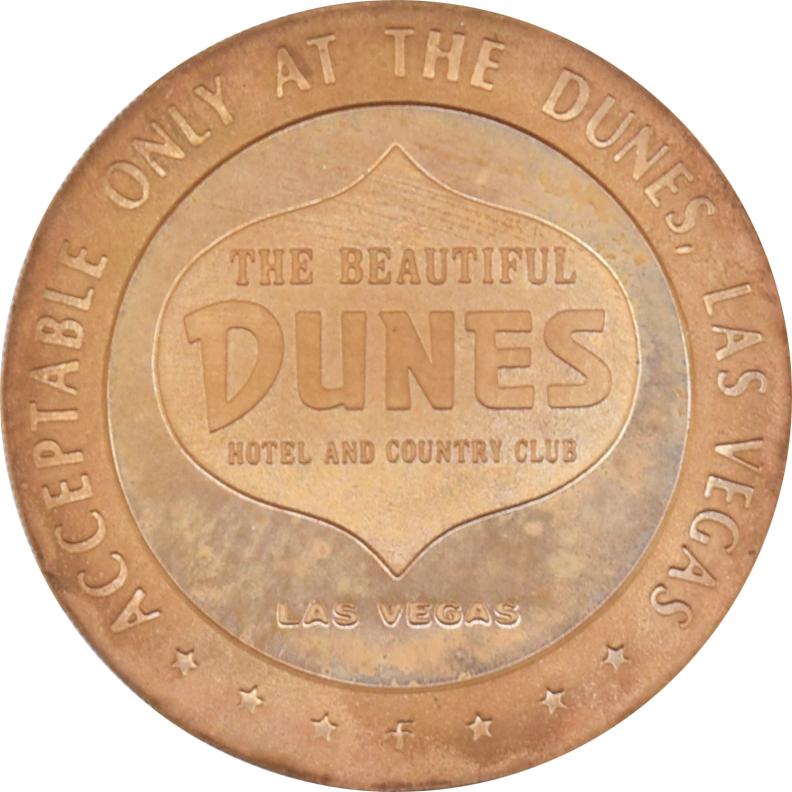 Dunes Casino Las Vegas Nevada 50 Cent Gaming Token 1967