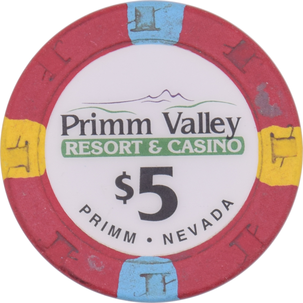 Primm Valley Resort & Casino Primm Nevada $5 RHC Chip 1997