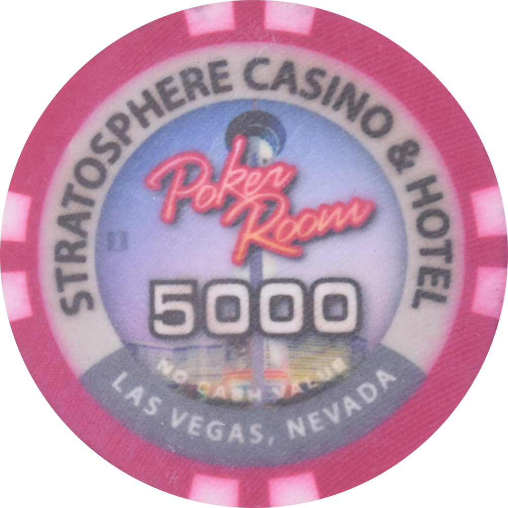 Stratosphere Casino Las Vegas Nevada $5000 NCV Chip 2013