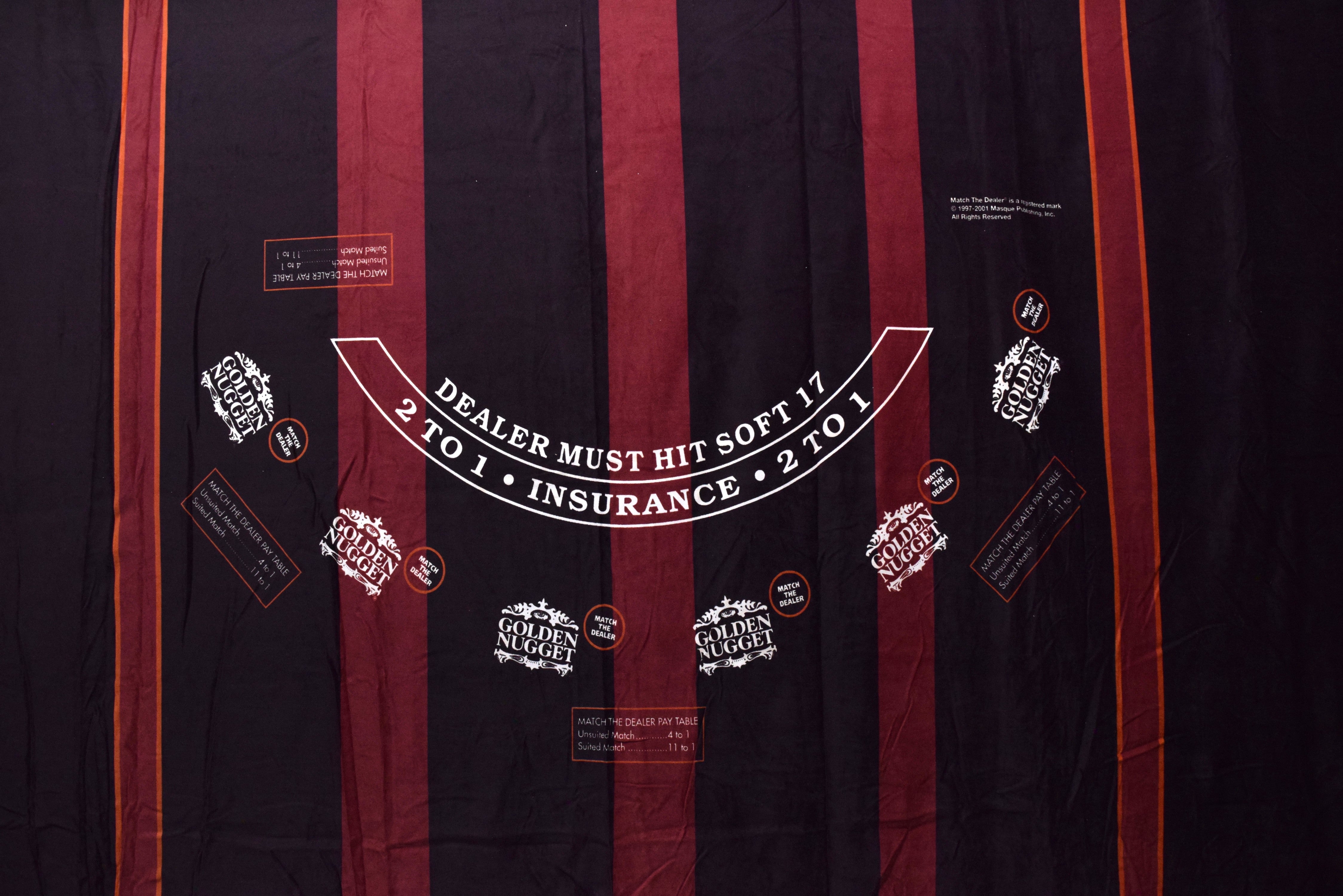 Golden Nugget Casino Las Vegas Nevada Match The Dealer New Blackjack Layout
