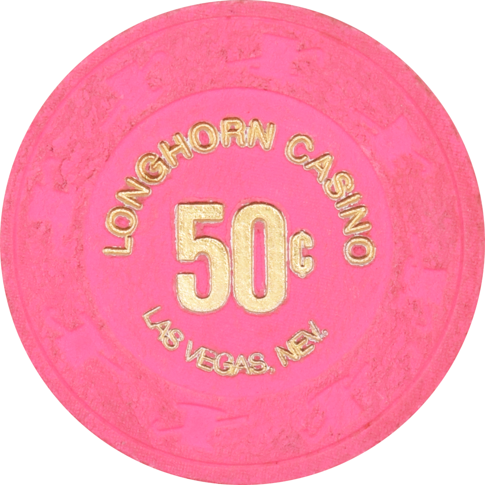 Longhorn Casino Las Vegas Nevada 50 Cent Chip 1988