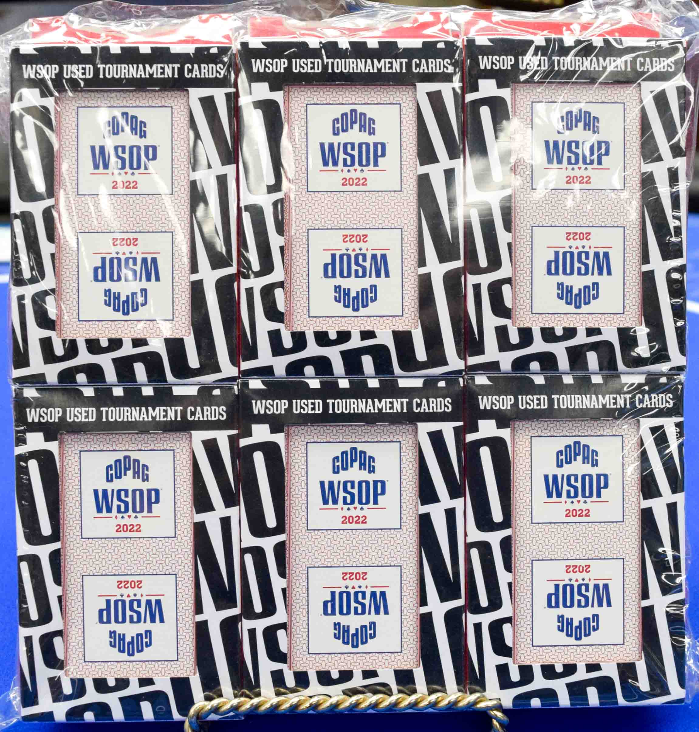 2022 Set of 30 Authentic Decks Dealt at WSOP Used Copag Plastic Playing Cards Bridge Standard Index