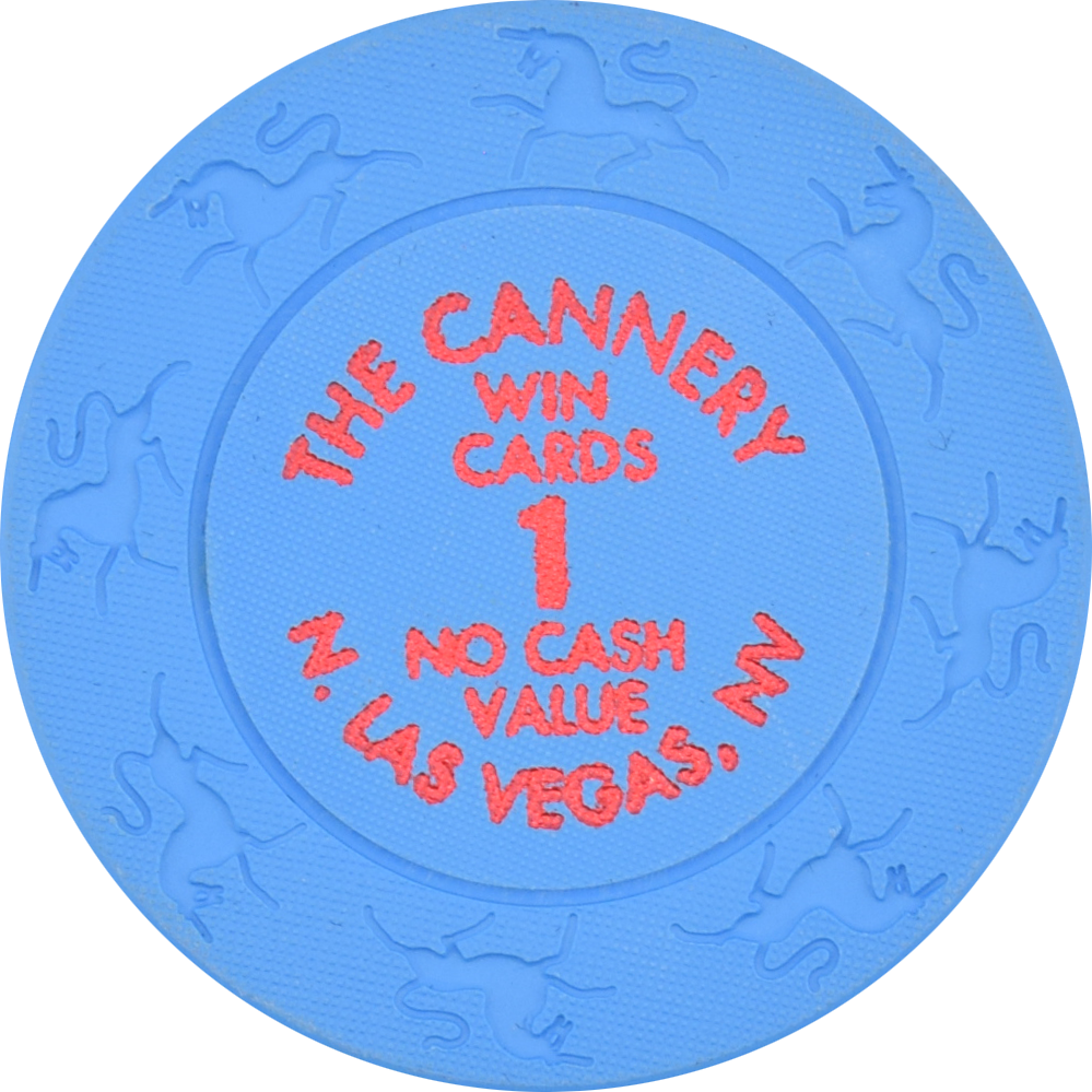 Cannery Casino N. Las Vegas Nevada Win Cards 1 NCV Chip 2003