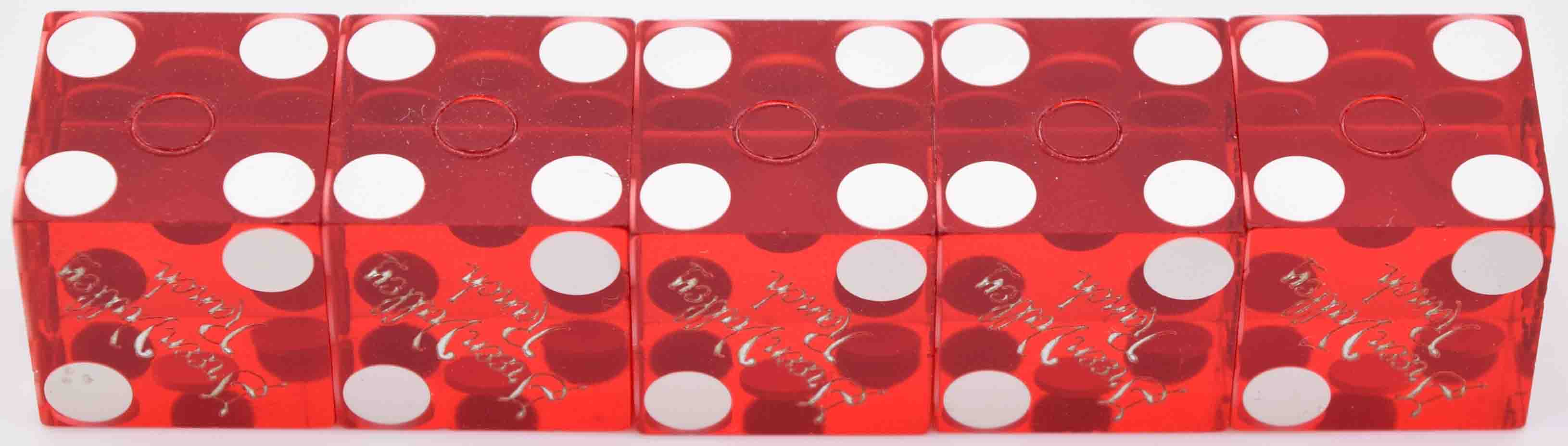 Green Valley Ranch Casino Henderson Nevada Red Stick of Matching Number Dice
