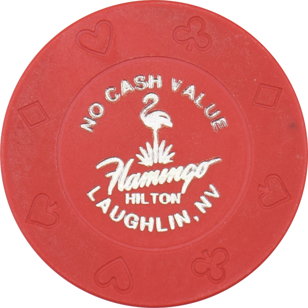 Flamingo Hilton Casino Laughlin Nevada Red NCV Chip 1990s