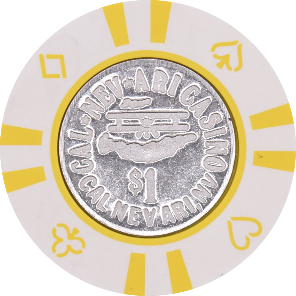 Cal-Nev-Ari Casino Cal Nev Ari Nevada $1 Chip 1989