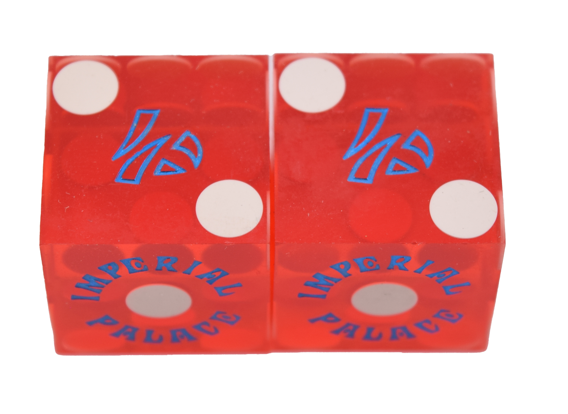 Imperial Palace Used Casino Pair of Polished Dice