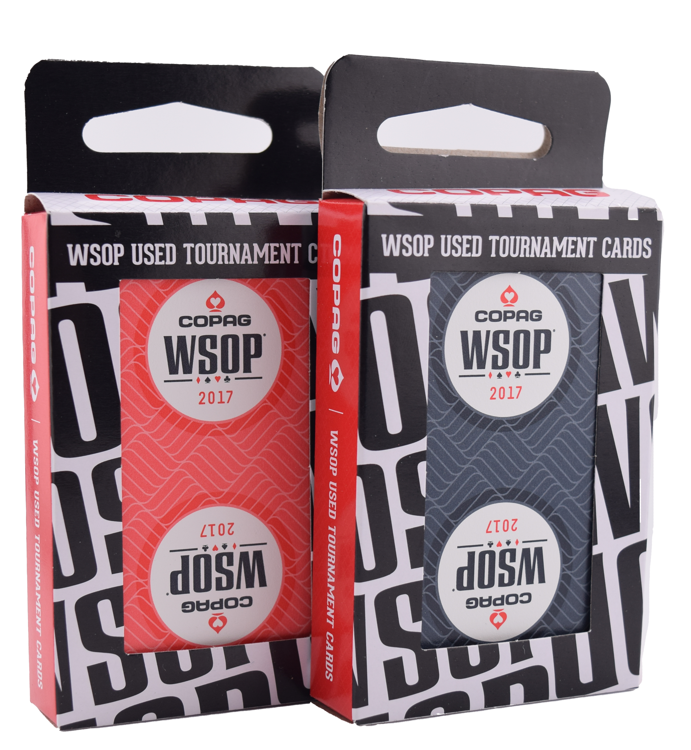 2017 Set of 2 Authentic Decks Dealt at WSOP Used Copag Plastic Playing Cards Bridge Standard Index