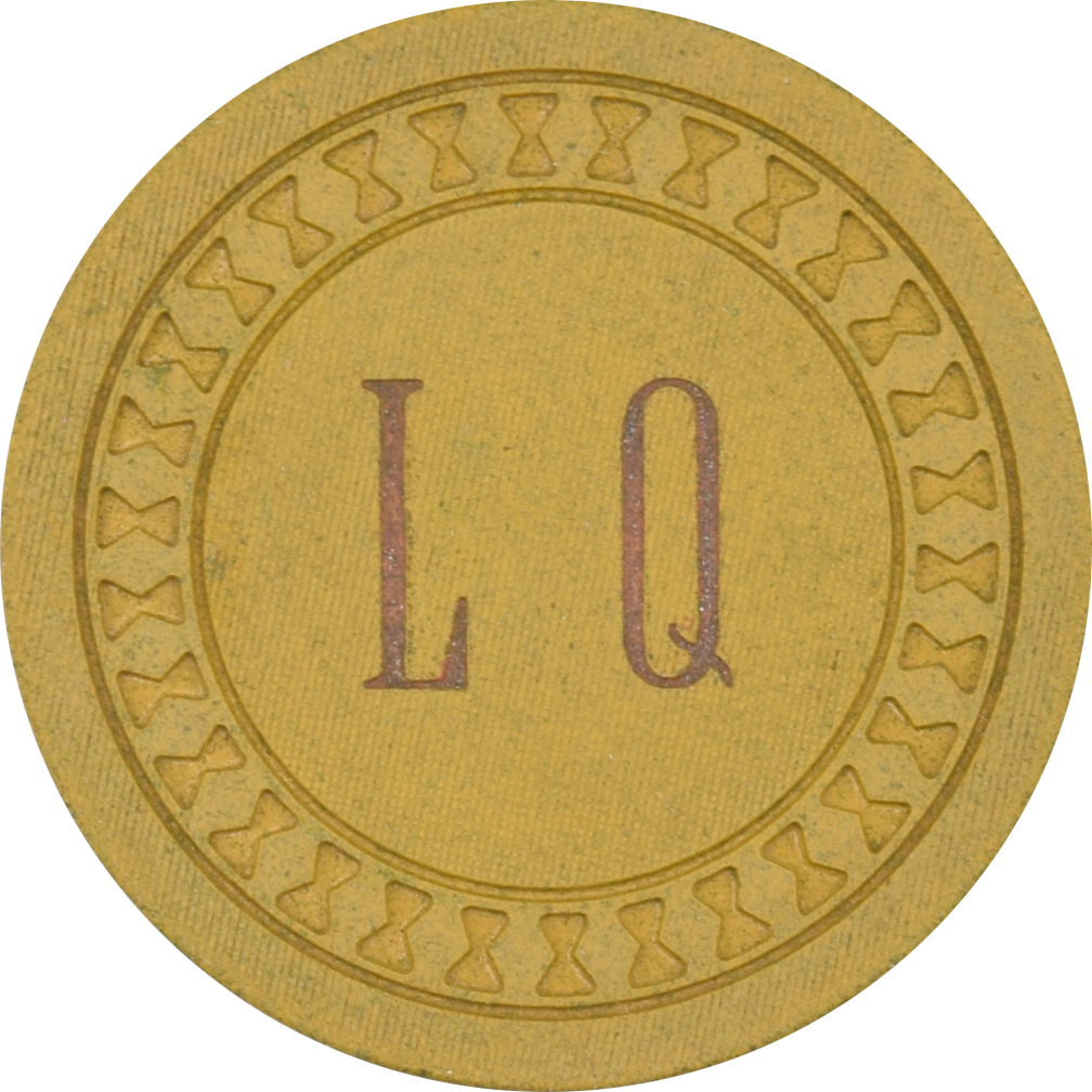 Latin Quarter Illegal Casino Newport Kentucky Yellow Chip