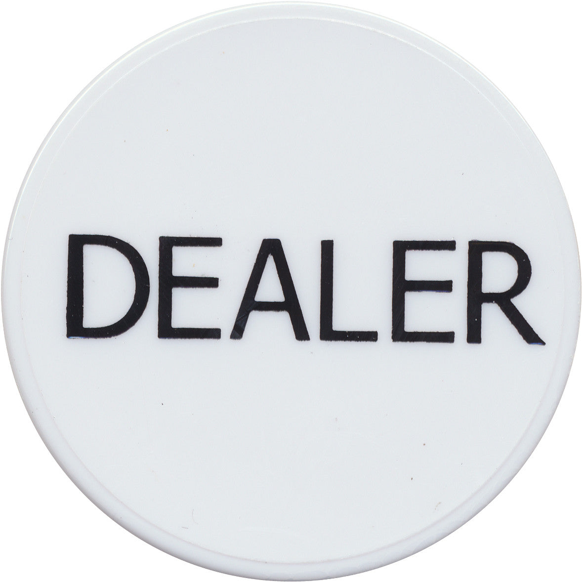 Dealer Button 2" White
