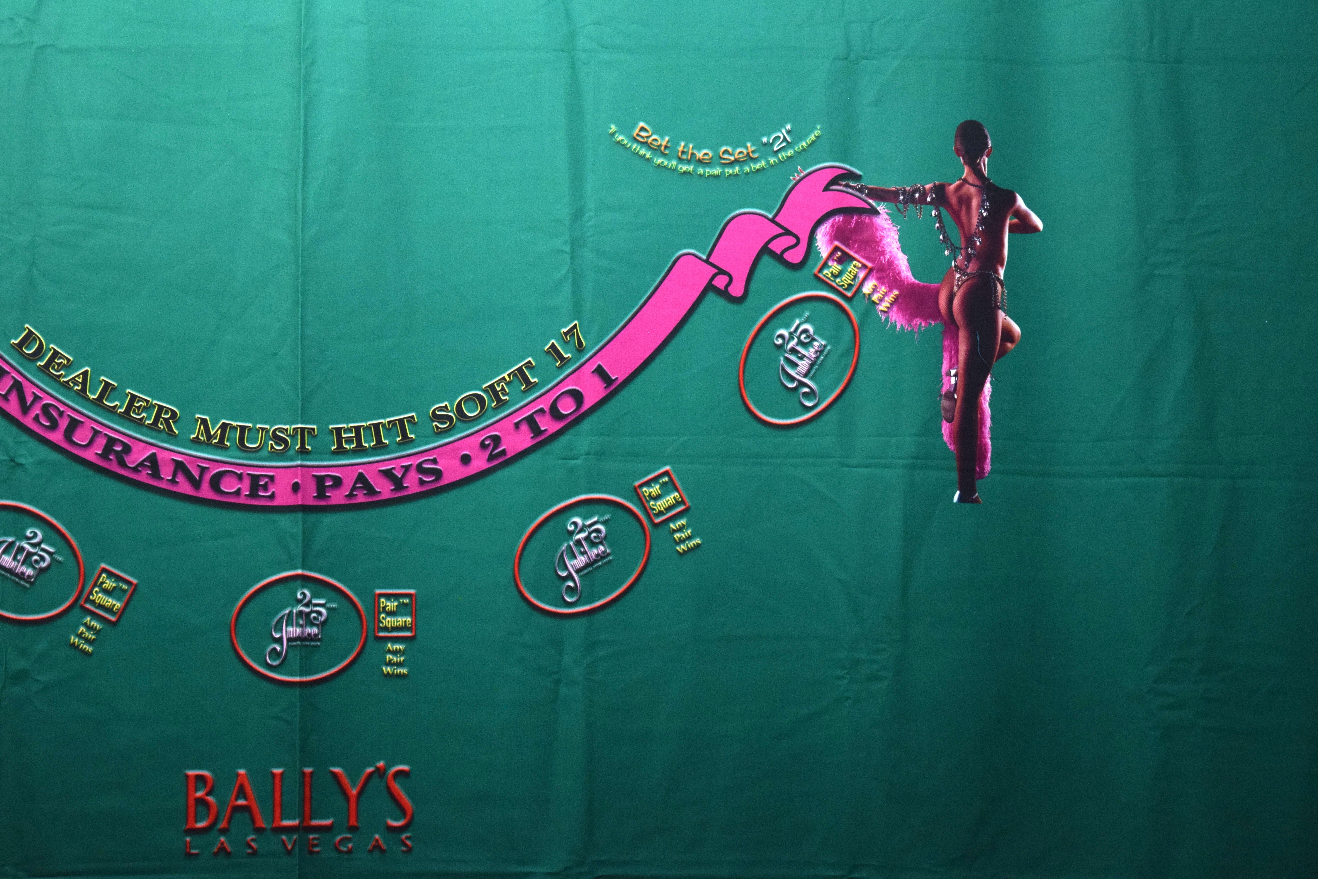 Bally's Casino Las Vegas Nevada Jubilee New Blackjack Layout