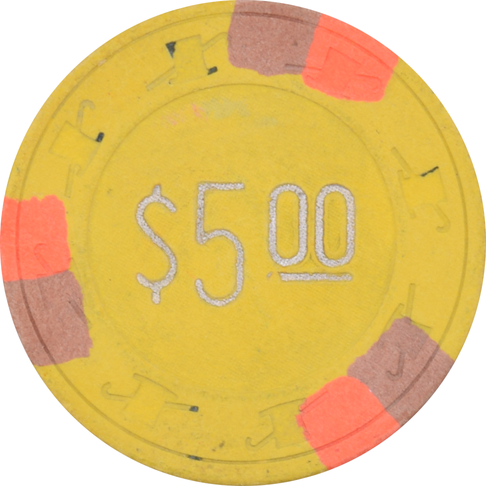Card Palace Casino Oceanside California $5 Chip