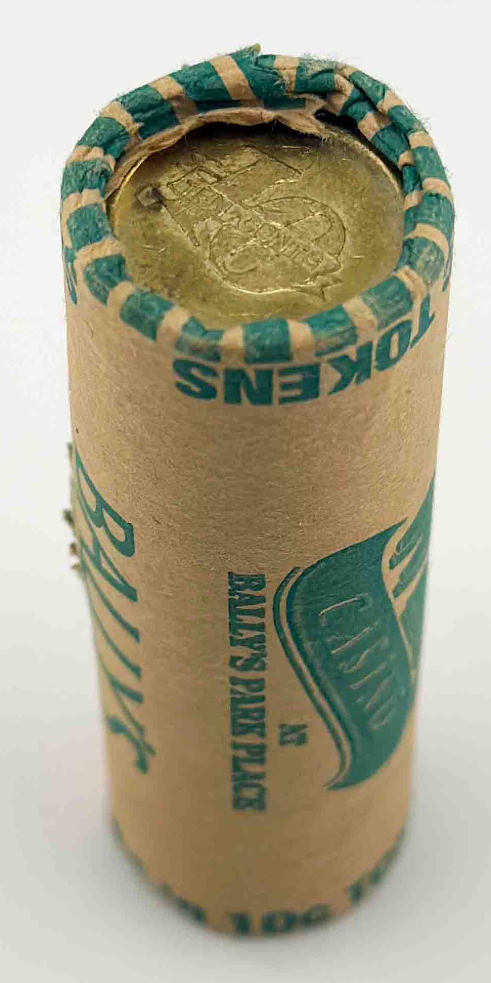 Bally's Park Place Casino Atlantic City New Jersey $4 Roll of 10c Tokens