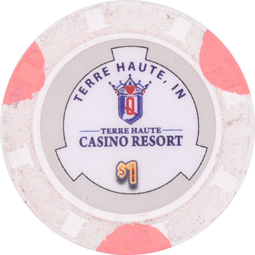 Terre Haute Casino Terre Haute Indiana $1 Chip