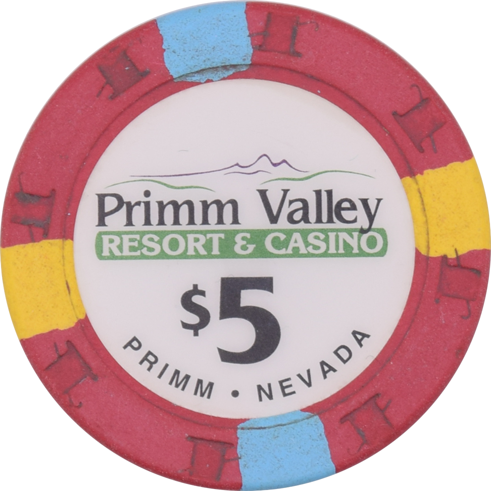 Primm Valley Resort & Casino Primm Nevada $5 RHC Chip 1997