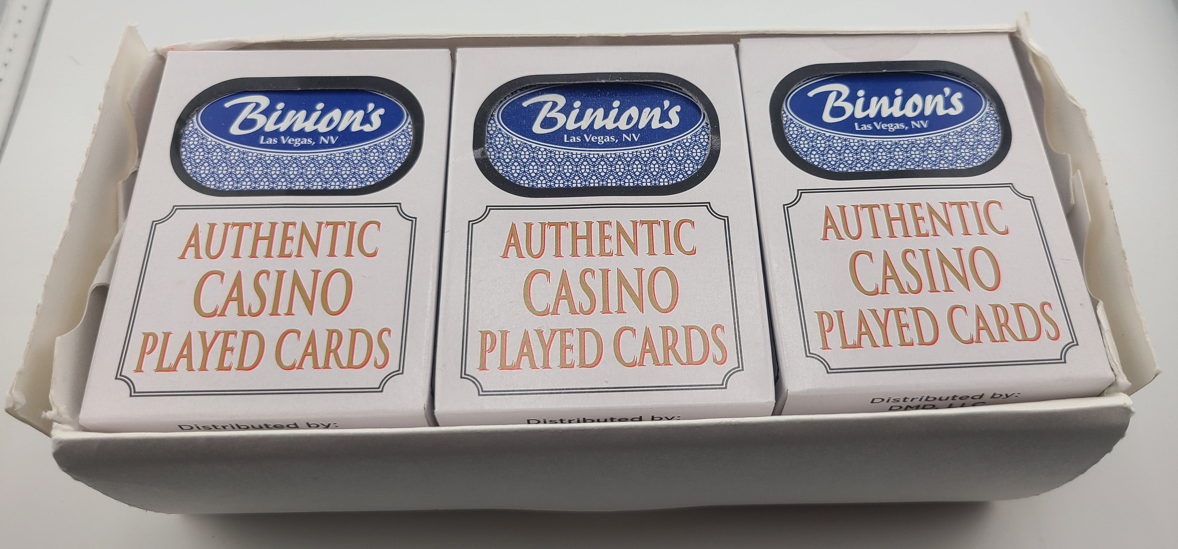 Brick / Case of 12 Identical Used Casino Decks