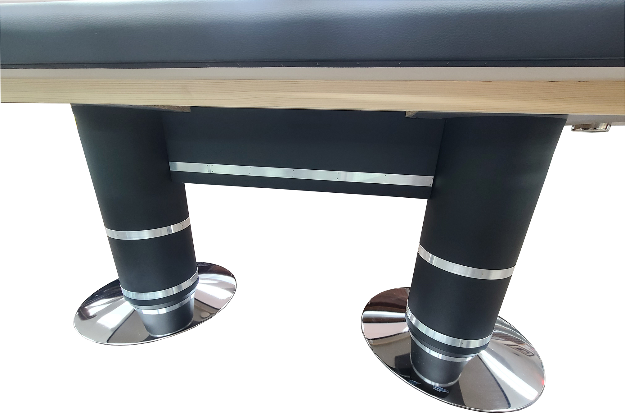 96" Poker Table With Speedcloth Drink Holders and Pedestal Legs