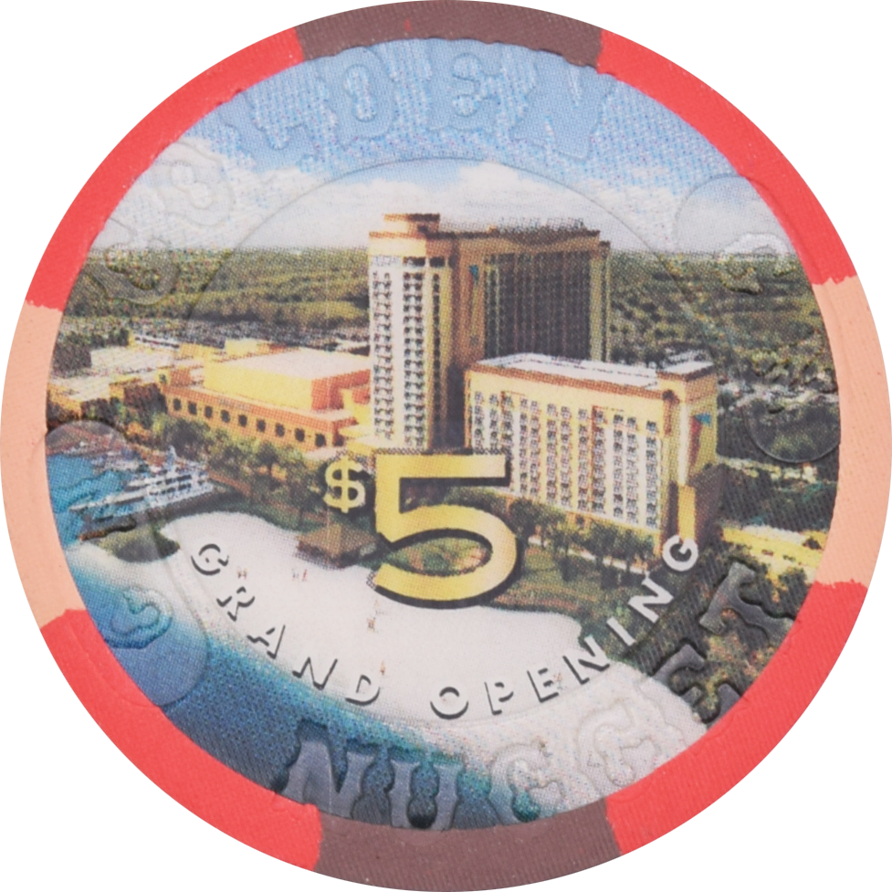 Golden Nugget Casino Lake Charles LA $5 Grand Opening Chip