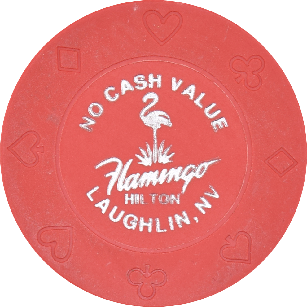 Flamingo Hilton Casino Laughlin Nevada Red NCV Chip 1990s