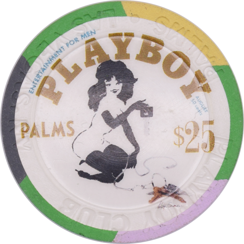 Palms Playboy Club Casino Las Vegas Nevada $25 Femlin Chip 2006