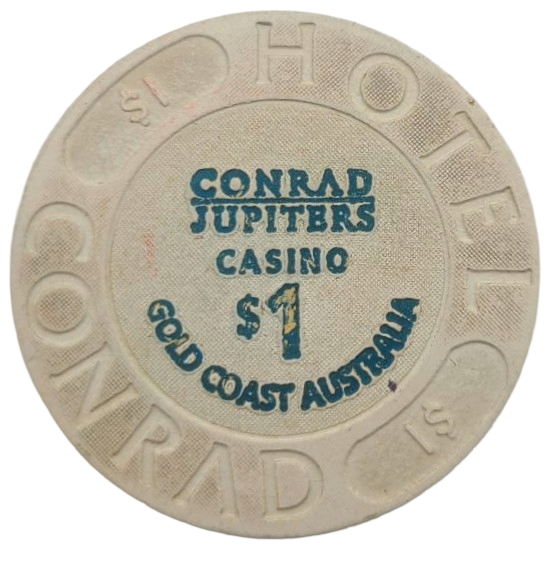 Conrad Jupiters Casino Gold Coast Australia $1 Chip