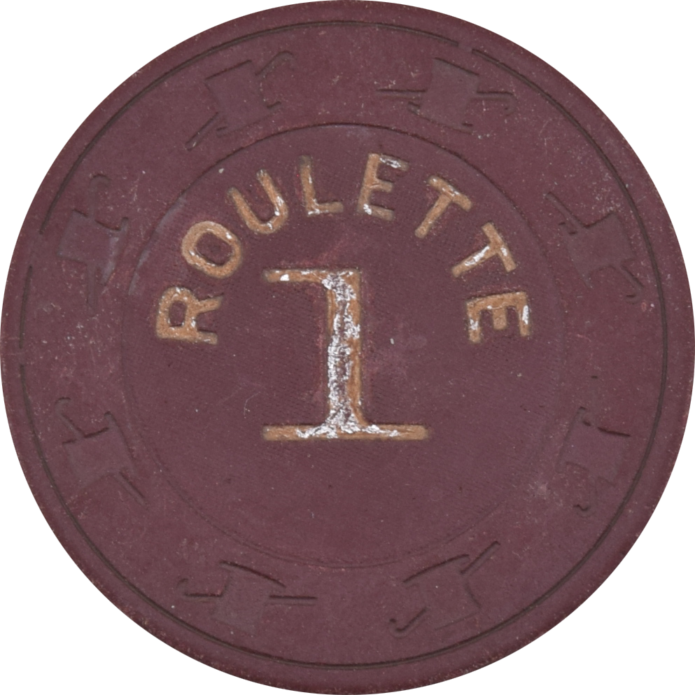 Paulson Chocolate Color Roulette Chip (Slightly Warped)