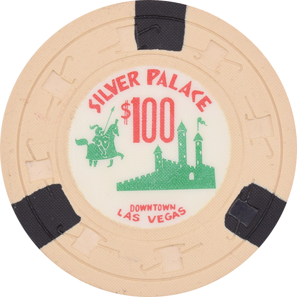 Silver Palace Casino Las Vegas Nevada $100 Chip 1964