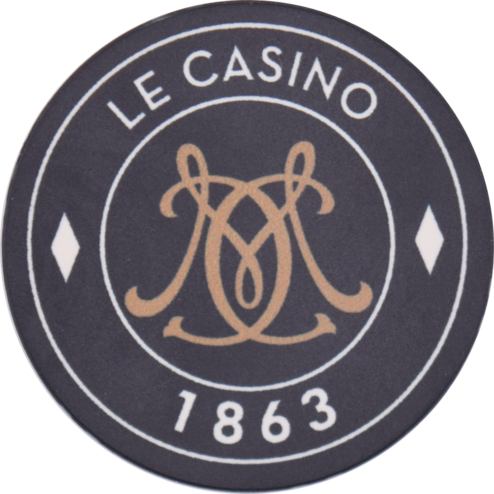 Societé des Bains de Mer- Casino de Monte Carlo Monaco Black 1863 Chip