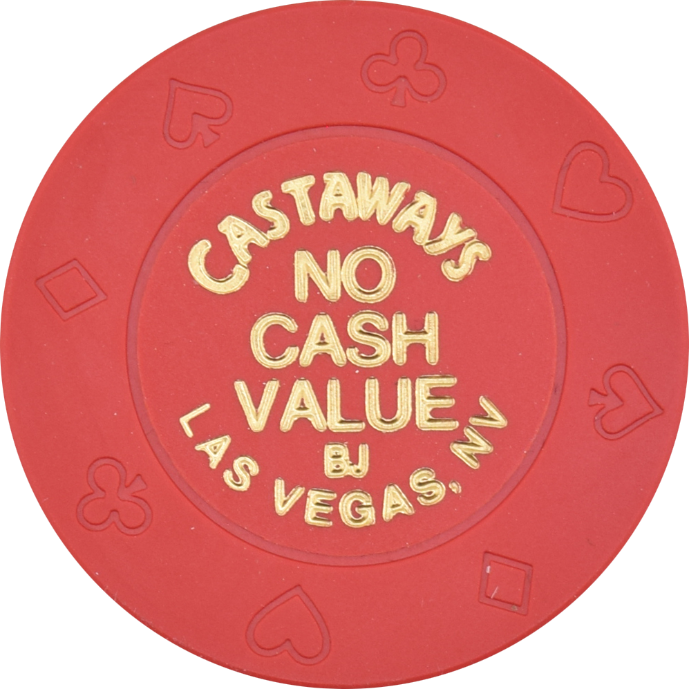 Castaways Hotel Casino Bowling Las Vegas Nevada Red NCV Chip 2003
