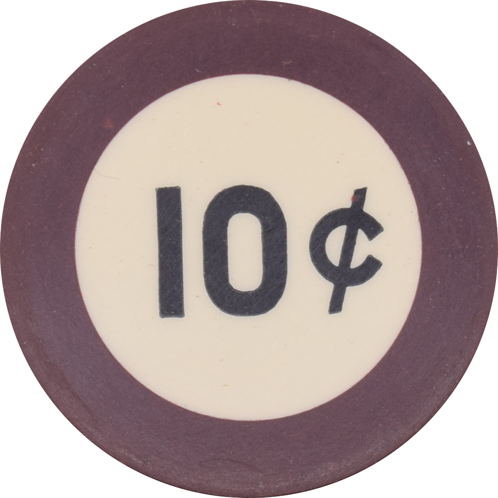 21 West Elizabeth Illegal Casino Detroit Michigan 10 Cent Chip 1923