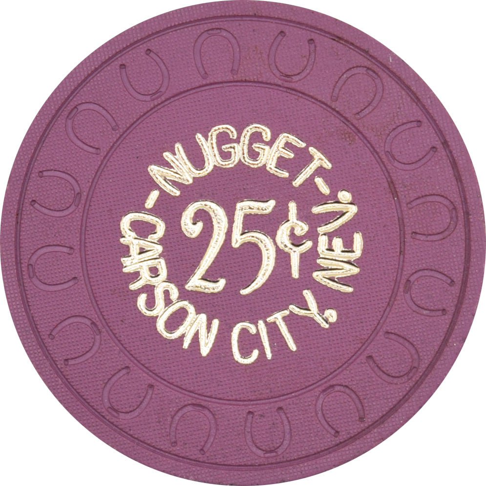 Carson City Nugget Carson City Nevada 25 Cent Chip 1988