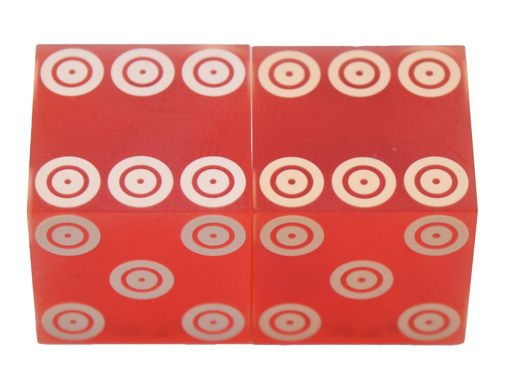 Imperial Palace Used Casino Pair of Bullseye Style Dice