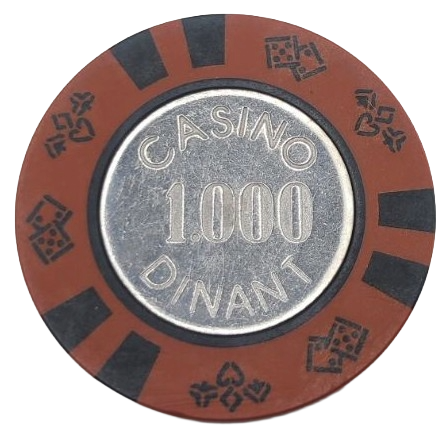 Casino Dinant Belgium 1000 Chip Coin Inlay