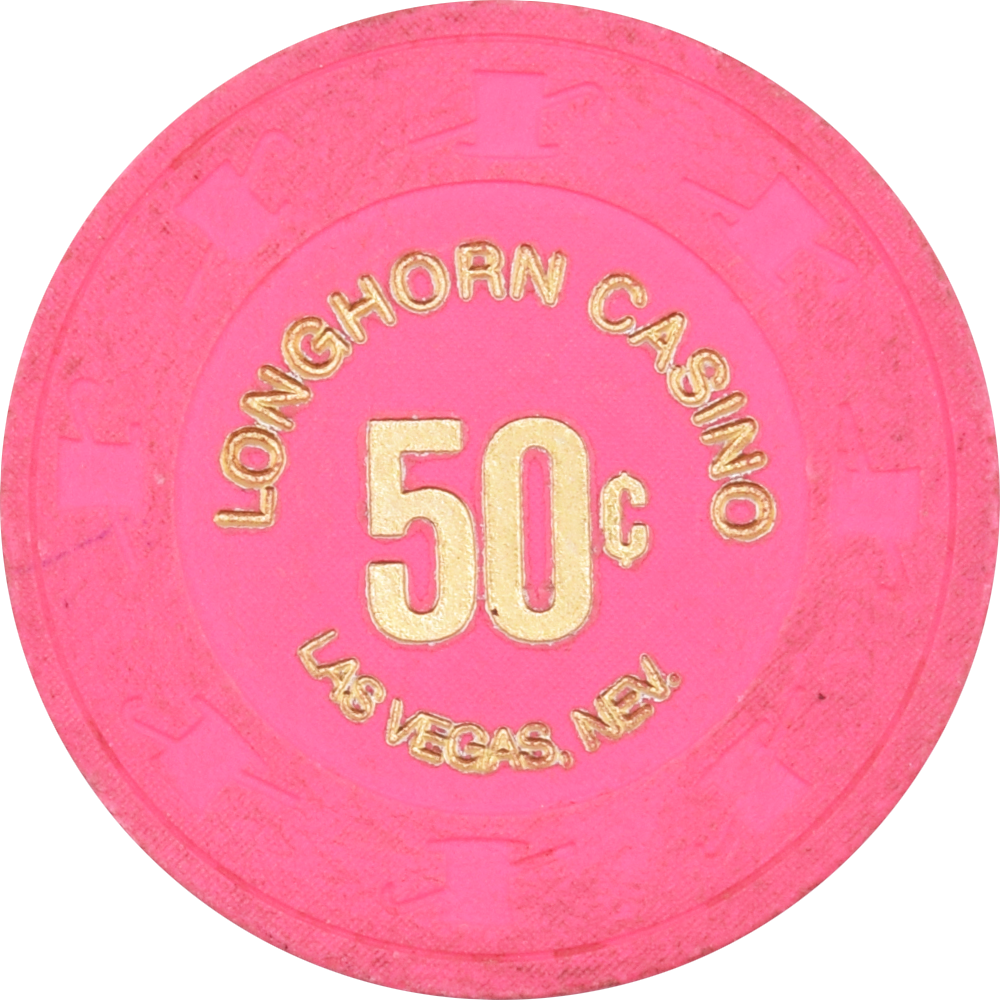 Longhorn Casino Las Vegas Nevada 50 Cent Chip 1988