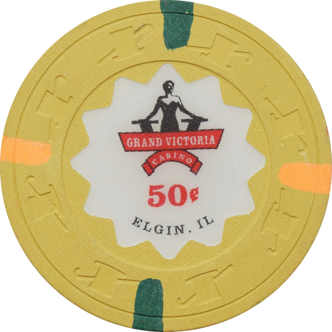 Grand Victoria Casino Elgin Illinois 50 Cent Chip
