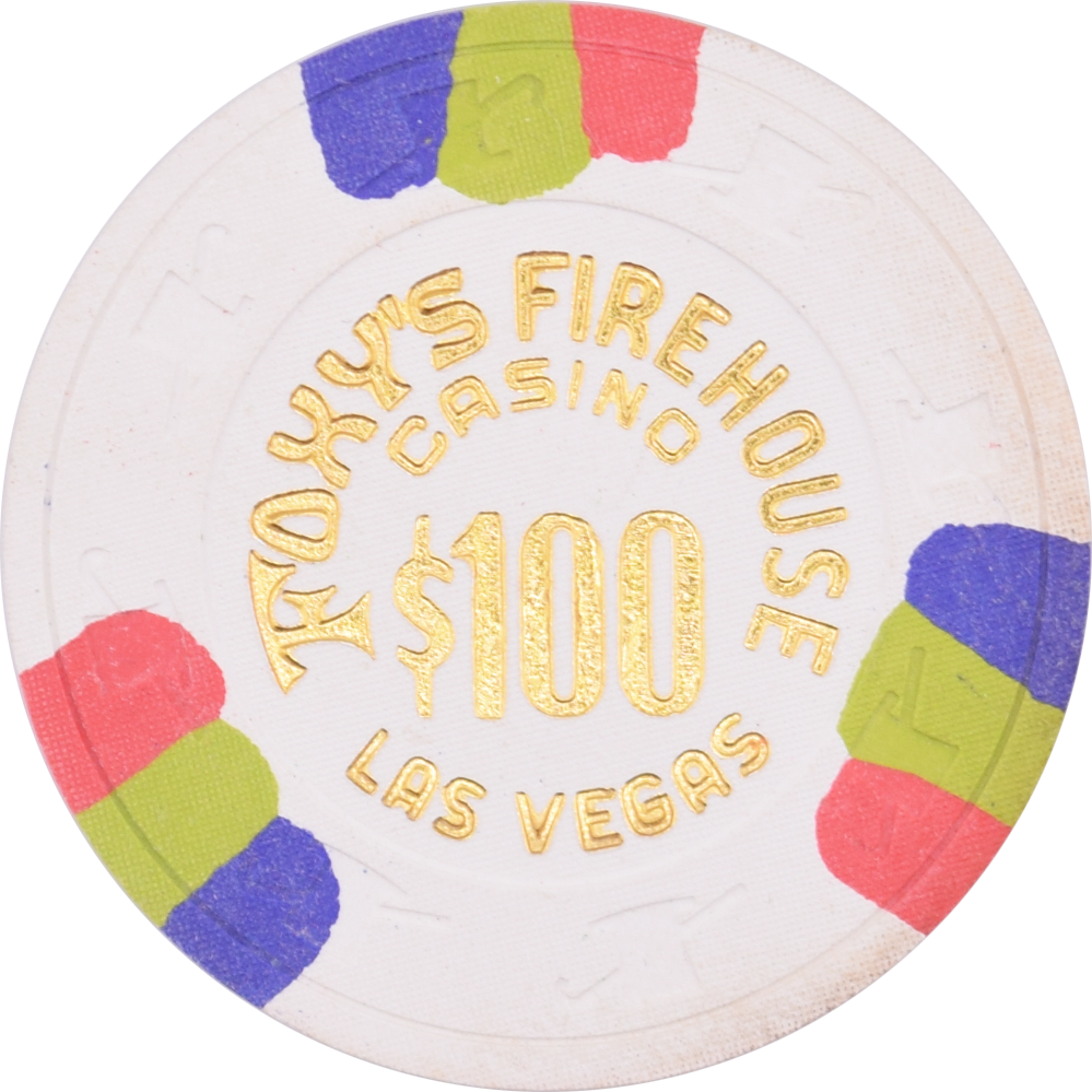 Foxy's Firehouse Casino Las Vegas Nevada $100 Chip 1969