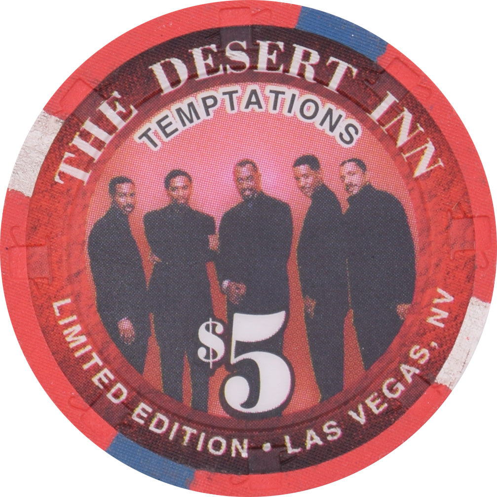 Desert Inn Casino Las Vegas Nevada $5 The Temptations Chip 1999