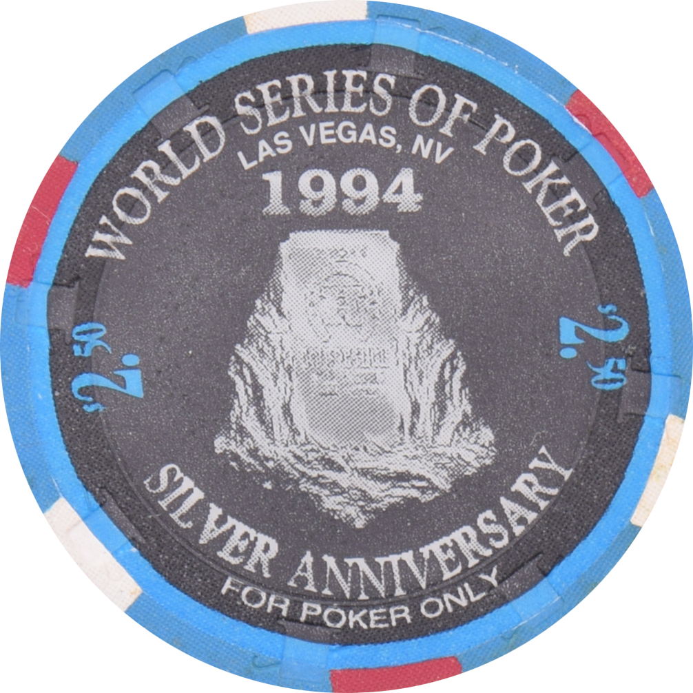 Horseshoe Club (Binion's) Casino Las Vegas Nevada $2.50 Hal Fowler Chip 1994