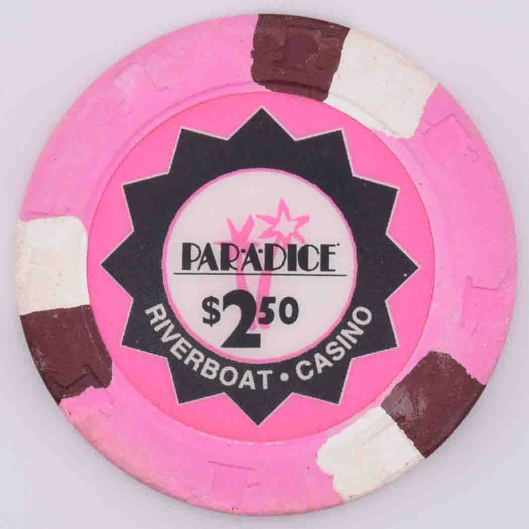 Par-A-Dice Casino E. Peoria Illinois $2.50 Chip