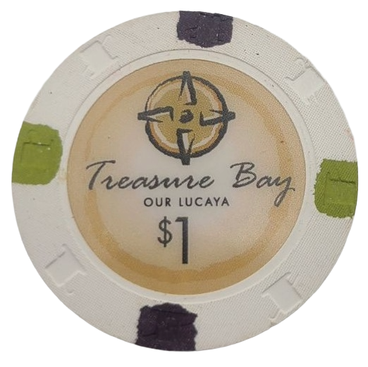Treasure Bay Casino Lucaya Bahamas $1 Chip