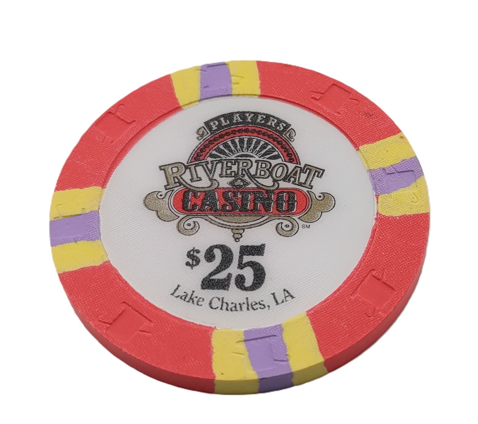 Riverboat Casino Lake Charles Louisiana $25 Chip Error