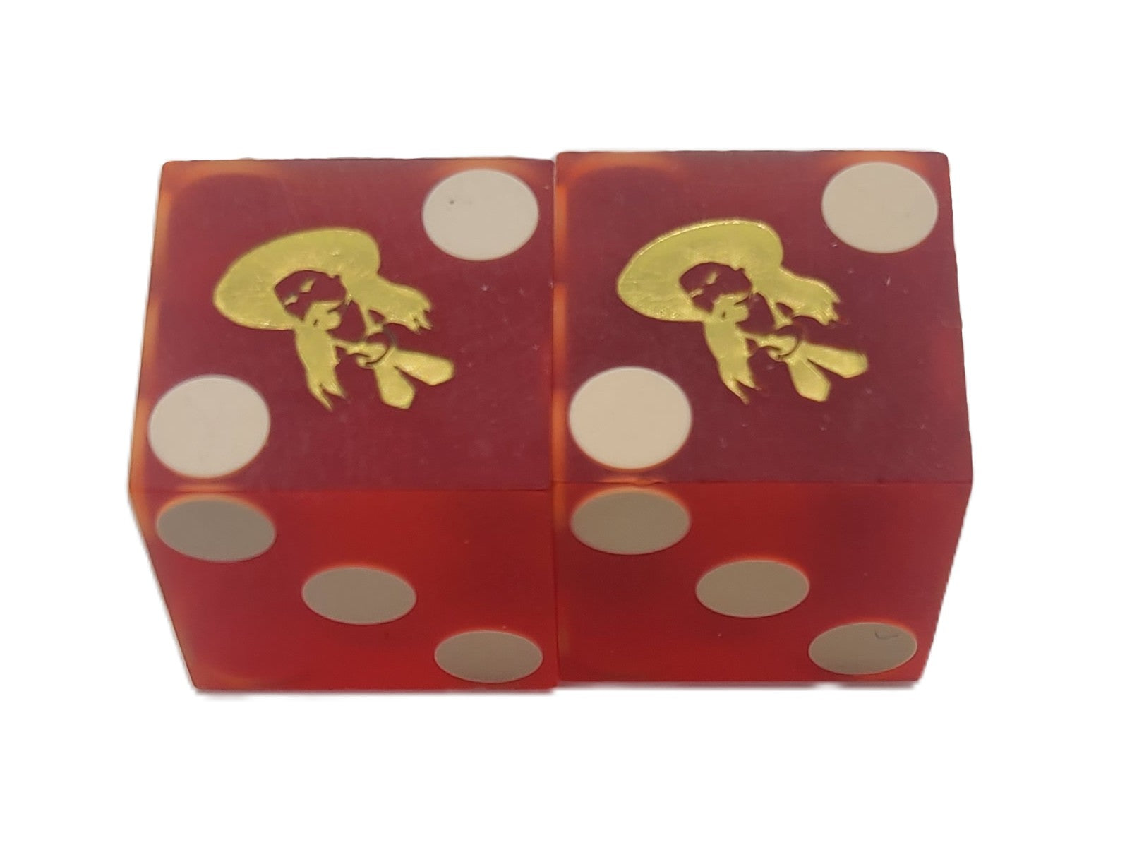 Arizona Charlie's Casino Las Vegas Nevada Pair of Red Dice