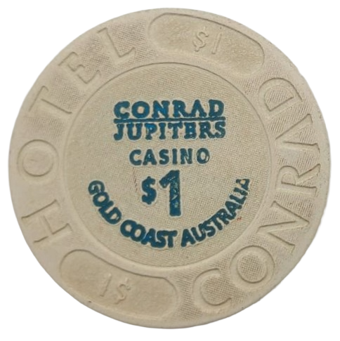 Conrad Jupiters Casino Gold Coast Australia $1 Chip